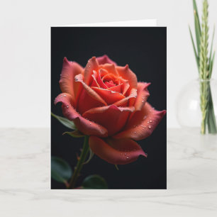 Punkte-Blumen-Blütenkarte Karte