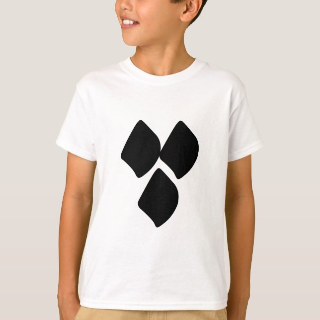 Punkte der Liebe - Schwarz T-Shirt (Vorderseite)