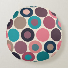 Punkte des Horizonts Rundes Kissen