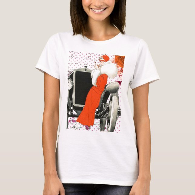 Punkte-Flapper T-Shirt (Vorderseite)