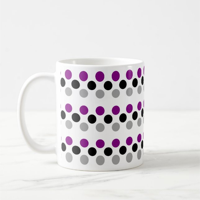 Punkte für die Flag-Farbe des asexuellen Stars Kaffeetasse (Links)