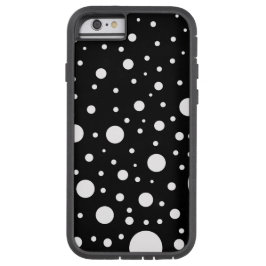 Punkte für schwarze und weiße Baugruppen Case-Mate iPhone Hülle