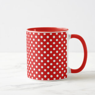 Punkte-Hintergrund Tasse