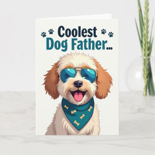 Punkte-Hunde-Vater-Karte Karte