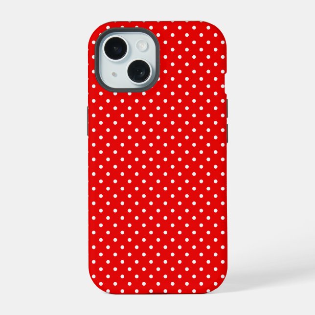 Punkte iPhone 15 Hülle (Rückseite)