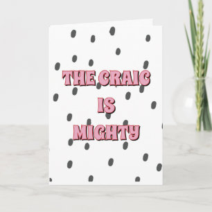 Punkte, irisch The craic is mighty Karte