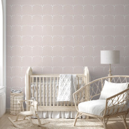 Punkte Kaskadieren Perlen Pink Peel & Stick Tapete