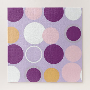 Punkte-Kreis-Retro-Muster Puzzle