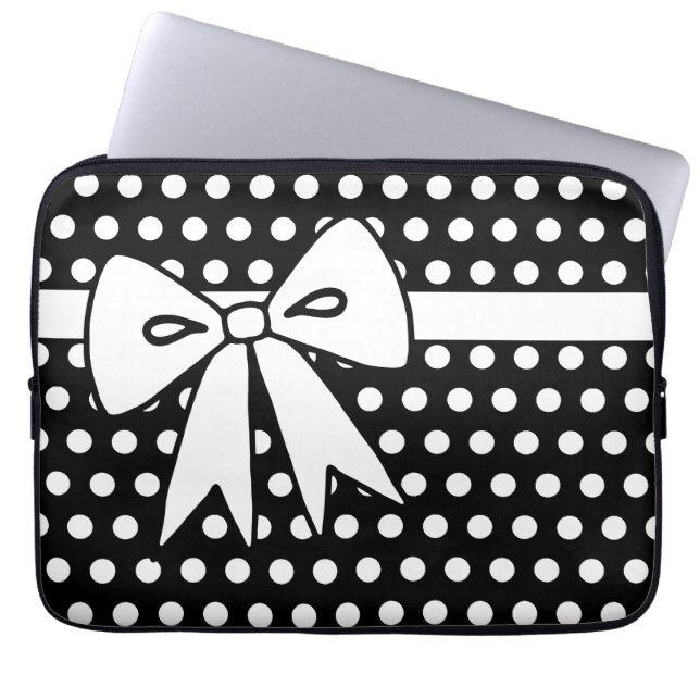 Punkte-Laptop-Hülle Geschenk Laptopschutzhülle (Vorderseite)