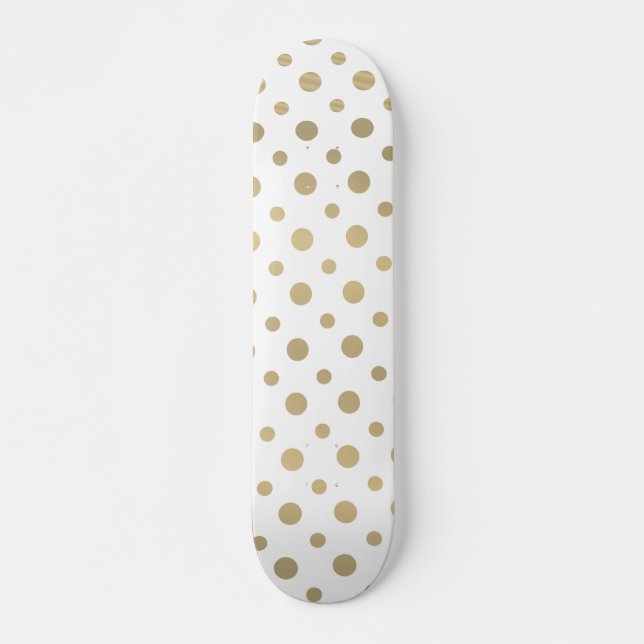 Punkte-Muster 9 Skateboard (Vorne)