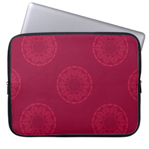 Punkte nahtloses Muster. Vintage geometrischer Hin Laptopschutzhülle