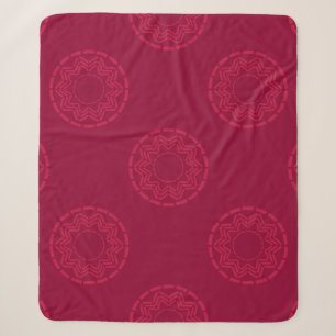 Punkte nahtloses Muster. Vintage geometrischer Hin Sherpadecke