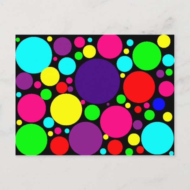 Punkte Postkarte (Vorderseite)