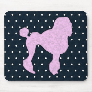 Punkte-Pudel Mousepad