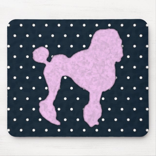 Punkte-Pudel Mousepad (Vorne)