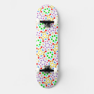 Punkte Rainbow Skateboard