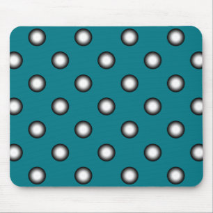 Punkte schwarz-weiße Steigungen + Ihr Rückgrat. Id Mousepad