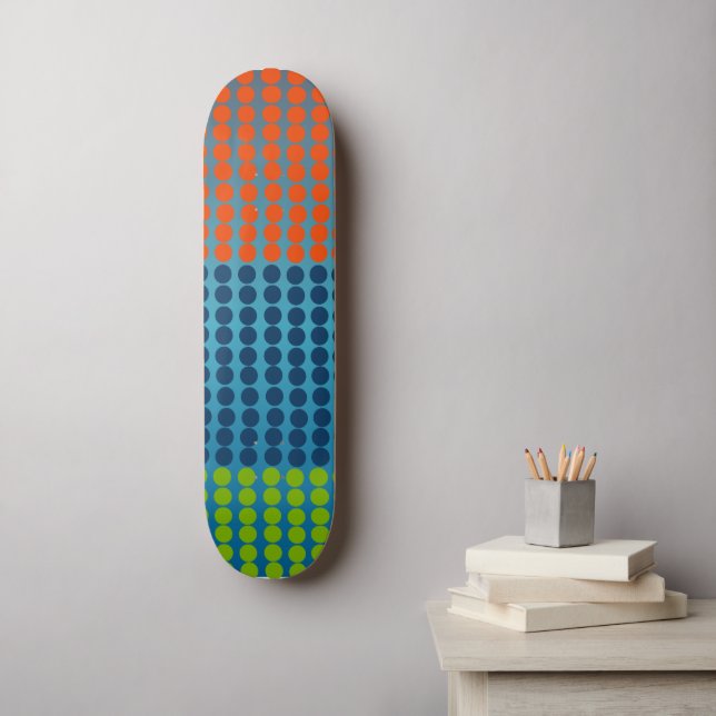 Punkte - - skateboard (Wandkunst)