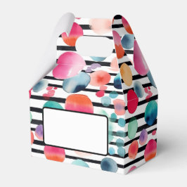 Punkte und Streifen 1 Geschenkschachtel