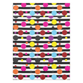 Punkte und Streifen Tischdecke