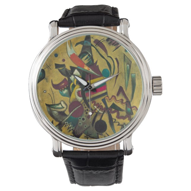 Punkte von Wassily Kandinsky, Vintager Expressioni Armbanduhr (Vorderseite)