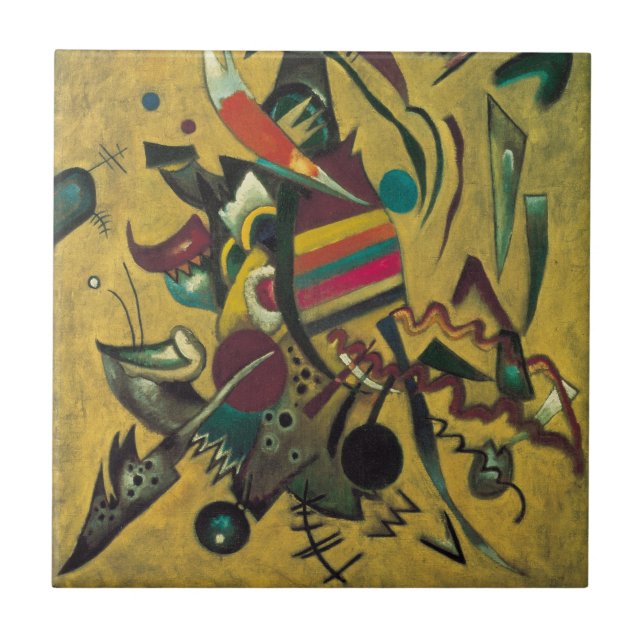 Punkte von Wassily Kandinsky, Vintager Expressioni Fliese (Vorderseite)