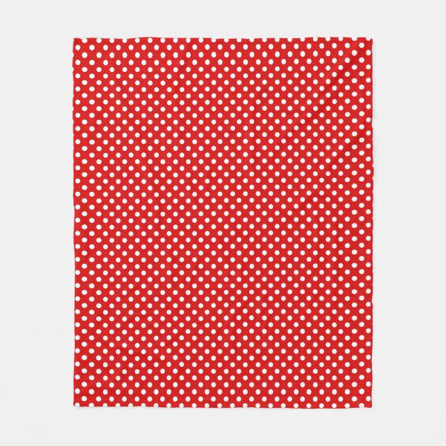 Punktehintergrund Fleecedecke (Vorderseite)
