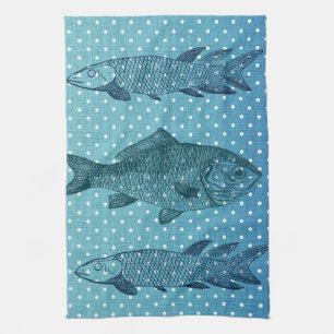 Punktfisch Handtuch