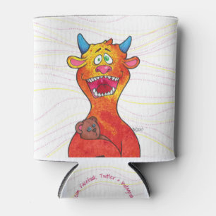 Punktieren Sie das Monster, w/quote kann cooler Dosenkühler