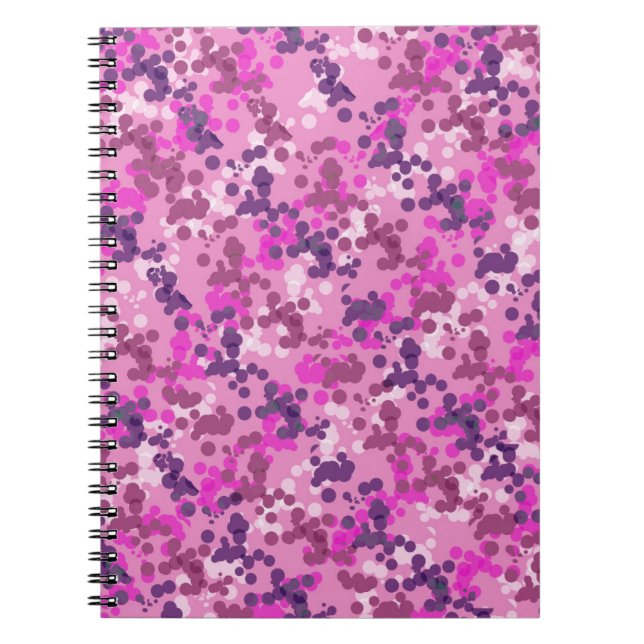 Punktierte Camouflage Notizblock (Vorderseite)
