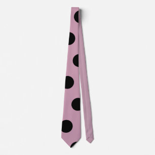 Punktkrawatte (Rosa & Schwarz) Krawatte