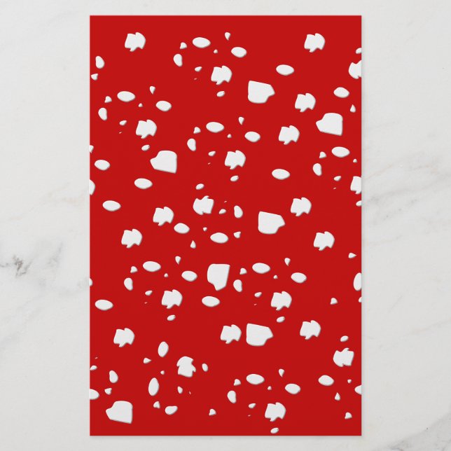 Punktmuster mit Rotkehlchen (Vorderseite)