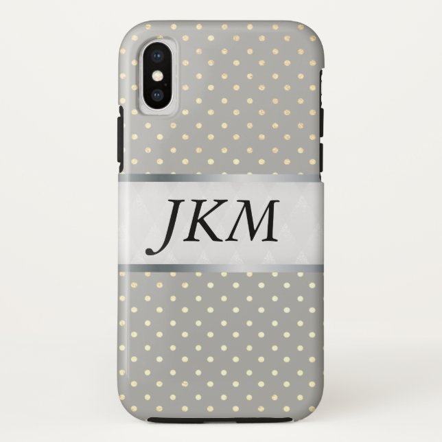 Punktmuster stilvoll Case-Mate iPhone hülle (Rückseite)