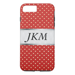 Punktmuster stylish / Rot Case-Mate iPhone Hülle