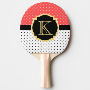 Punktmuster Tischtennis Schläger