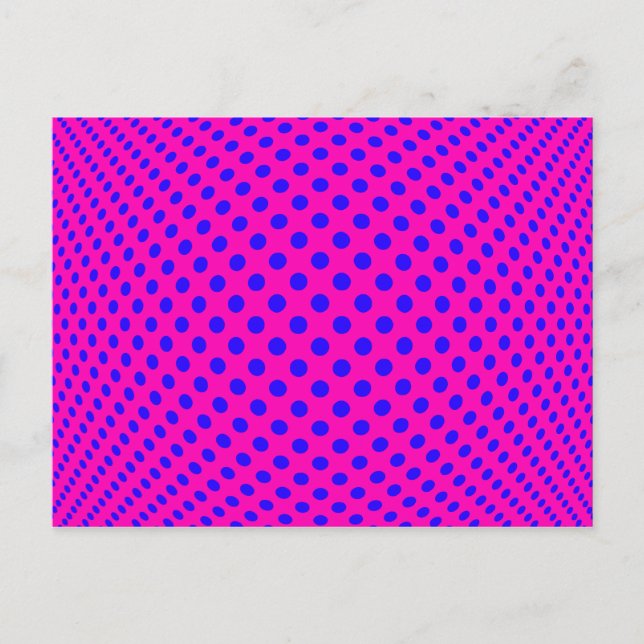 Punktoptische Illusion Postkarte (Vorderseite)