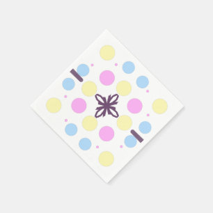 Punktpastelldesign Serviette