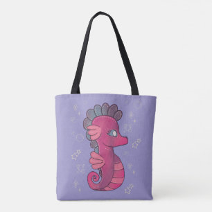 Punky Seahorse Süßes rosa Seepferdchen
