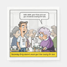 Punny 40. Geburtstag Party Napkins