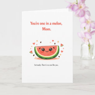 Punny Muttertagskarte – Einzigartige Melonen-Mama Karte