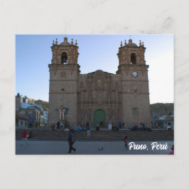 Puno, Perú, Puno Cathedral Postkarte