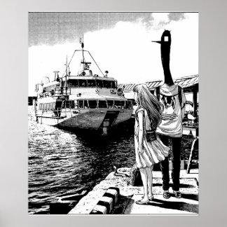 Punpun am Meer Poster