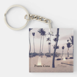 Punta Cana Acrylic Keychain (double-sided) Schlüsselanhänger