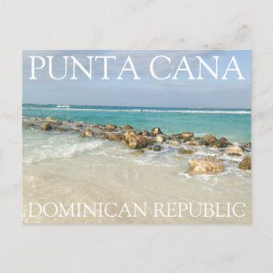 Punta Cana Beach and Waves Postkarte