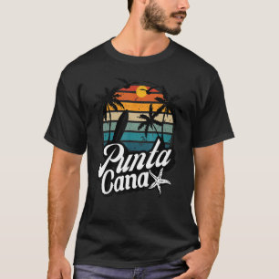 Punta Cana Beach Dominikanische Republik Palm Surf T-Shirt