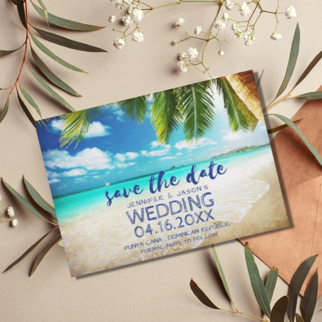 Punta Cana Beach Hochzeit in Urlaubsort Save The Date (Von Creator hochgeladen)