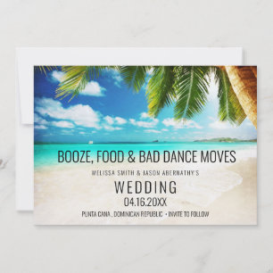 Punta Cana Beach Hochzeit in Urlaubsort Save The Date