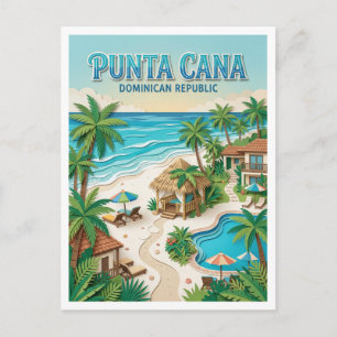 Punta Cana Beach Resort Dominikanische Republik Postkarte