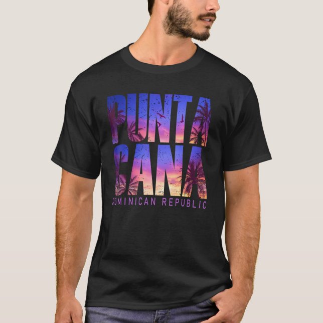 Punta Cana Beach Sommerferien Matching Family G T-Shirt (Vorderseite)