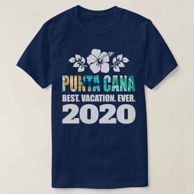 Punta Cana Bester Urlaub 2020 Souvenir Geschenk1 T-Shirt (Design vorne)